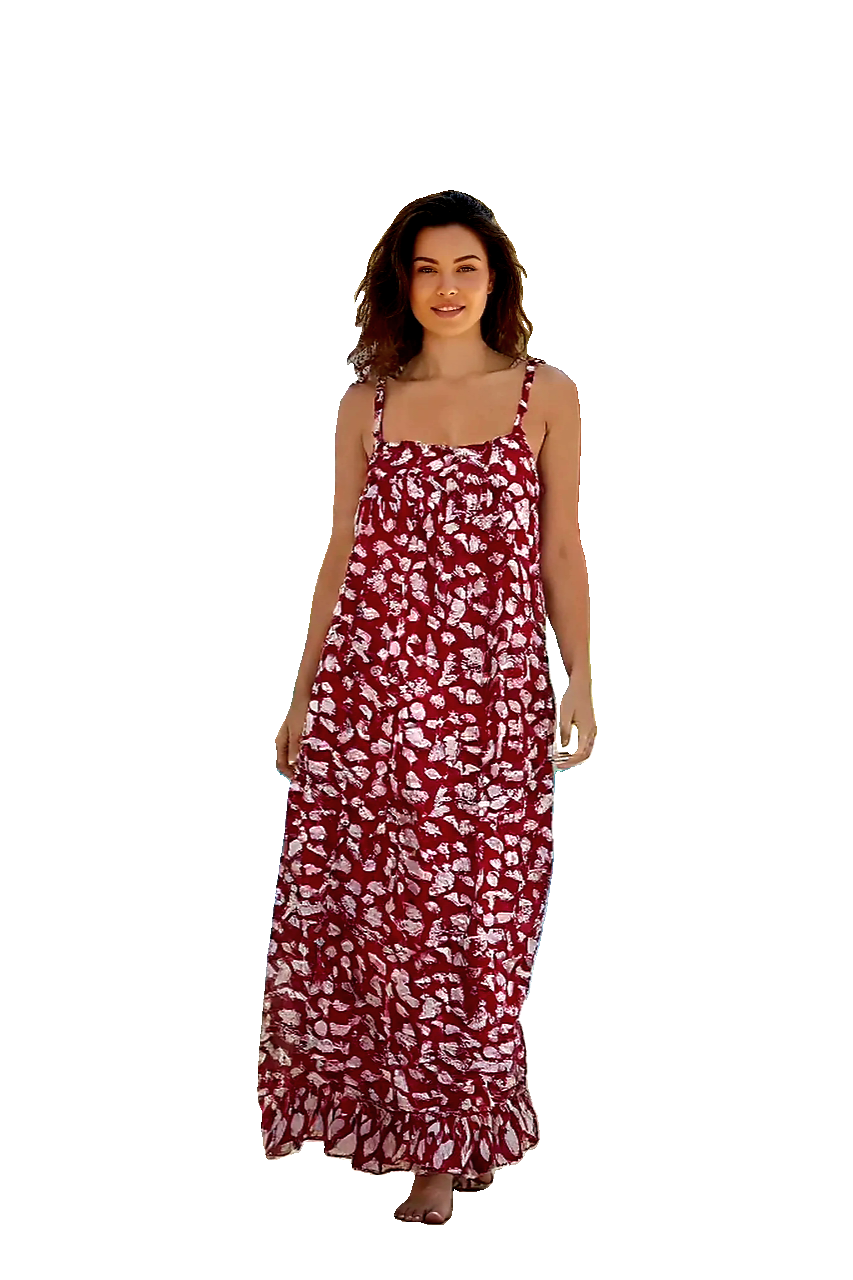 Plus-Size Timeless Floral Print Maxi Kimono Boho Yellow Dress, Sleeveless Summer, Vacation Dress with Spaghetti Tie-Strap, Kaftan